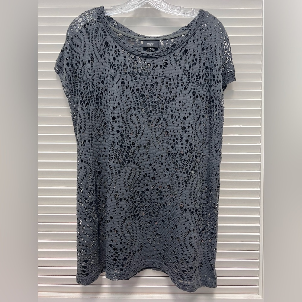 Mossimo Lace Top in Grey